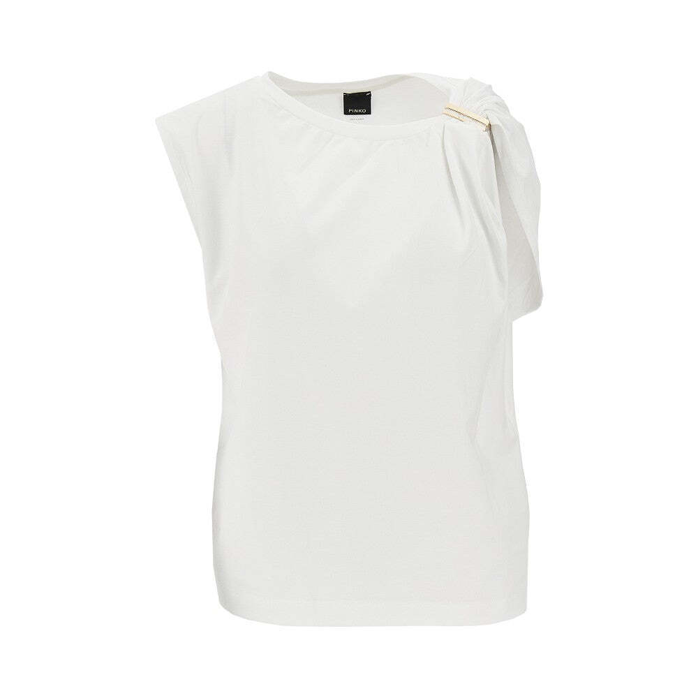 Pinko Draped Stretch Jersey T-Shirt